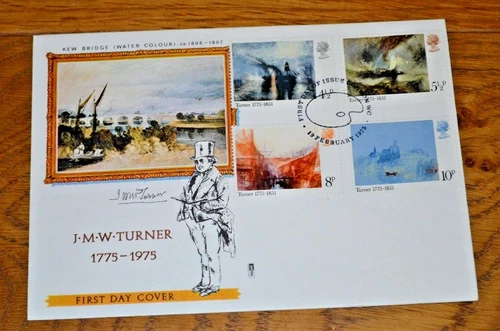 February 1975 Philart First Day Cover JMW Turner; Good Post Mark