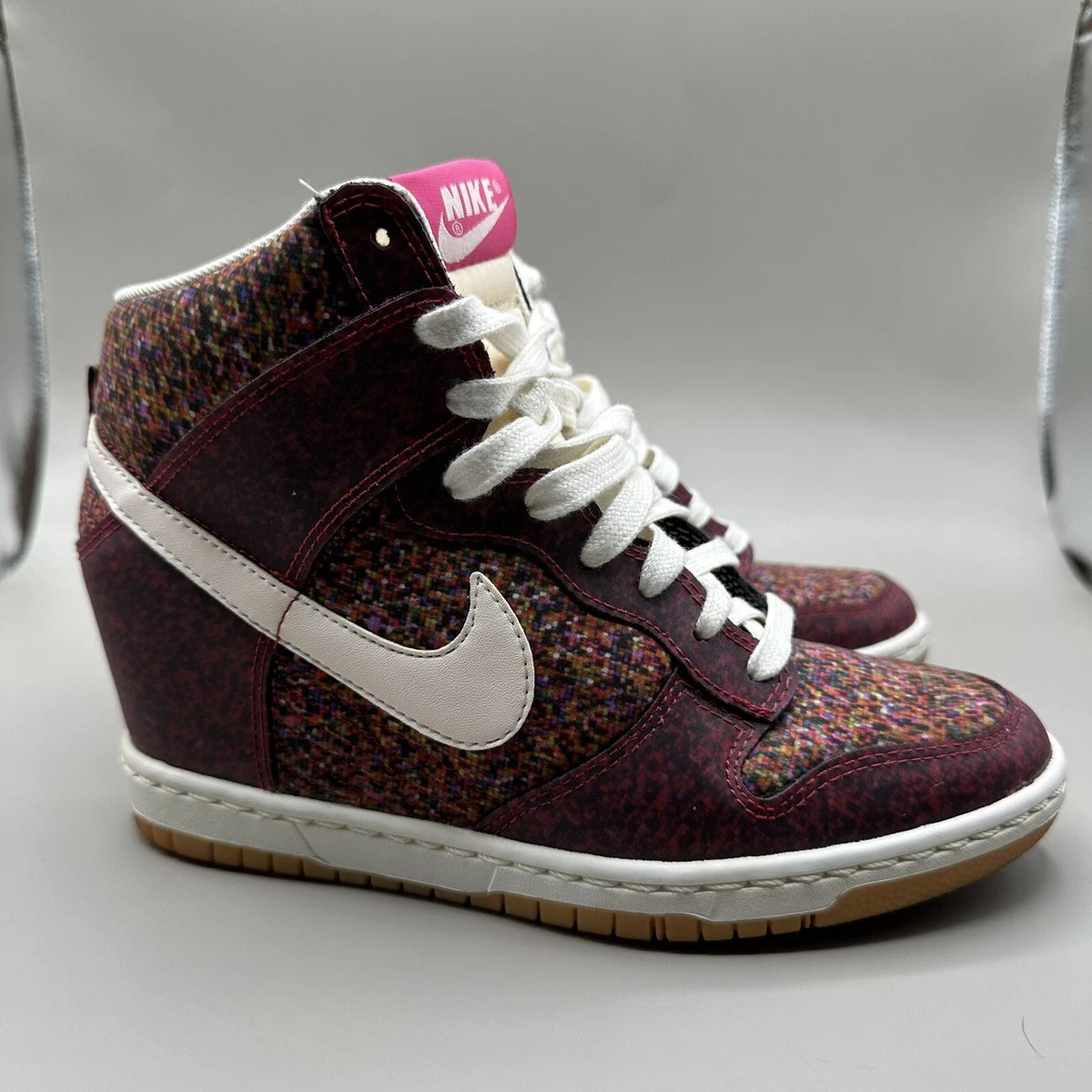 Nike dunk sky hi liberty cheap hidden wedge sneaker