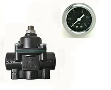 Fuel Pressure Regulator Gauge Kit Holley Carburetor Carb Quick Fuel 30-805-SBG