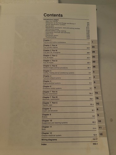 Ford Ranger and Bronco II 1983 -1992 haynes repair manual - Bild 3 von 6