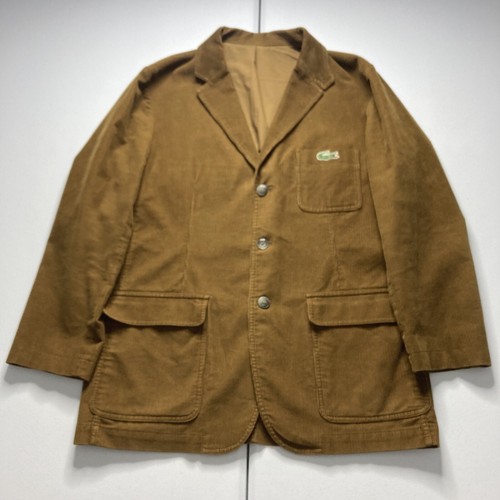 Vintage Lacoste France Men's Corduroy Alligator Blazer Jacket Size 54/5 Large - 第 2/13 張圖片
