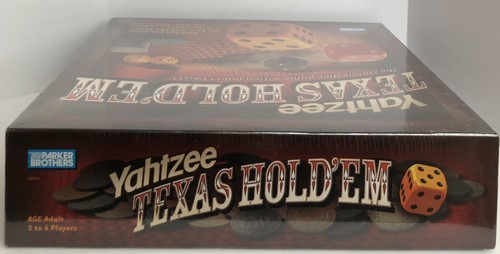 Yahtzee Texas Hold’em Parker Brothers Hasbro 2004 Spiel für Erwachsene Neu in Box - Bild 3 von 4