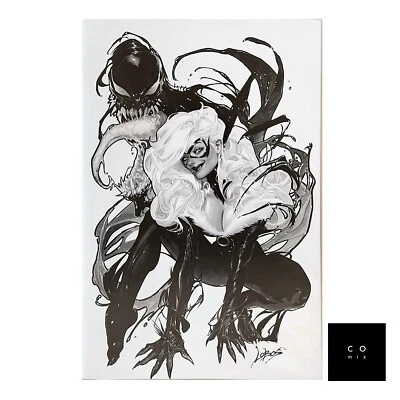 Amazing Spider-Man #27 Lobos Virgin Sketch VAR SDCC Ltd to 1000 Venom, Black Cat