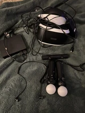 PS4 VR Headset, Used Once, Colors White And Black