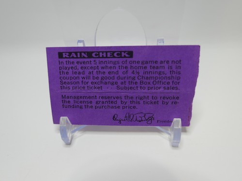 Montreal Expos vs St. Louis Cardinals / August 9, 1970 / TICKET STUB - Picture 2 of 3