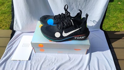 Nike X ''Off White'' Zoom Fly Schwarz| Us 8.5
