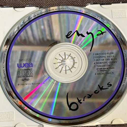 ENYA 6 Tracks JAPAN 5" MAXI CD 20P2-2725 w/ OBI (parts, glued) + PS 1989 issue - Picture 7 of 11