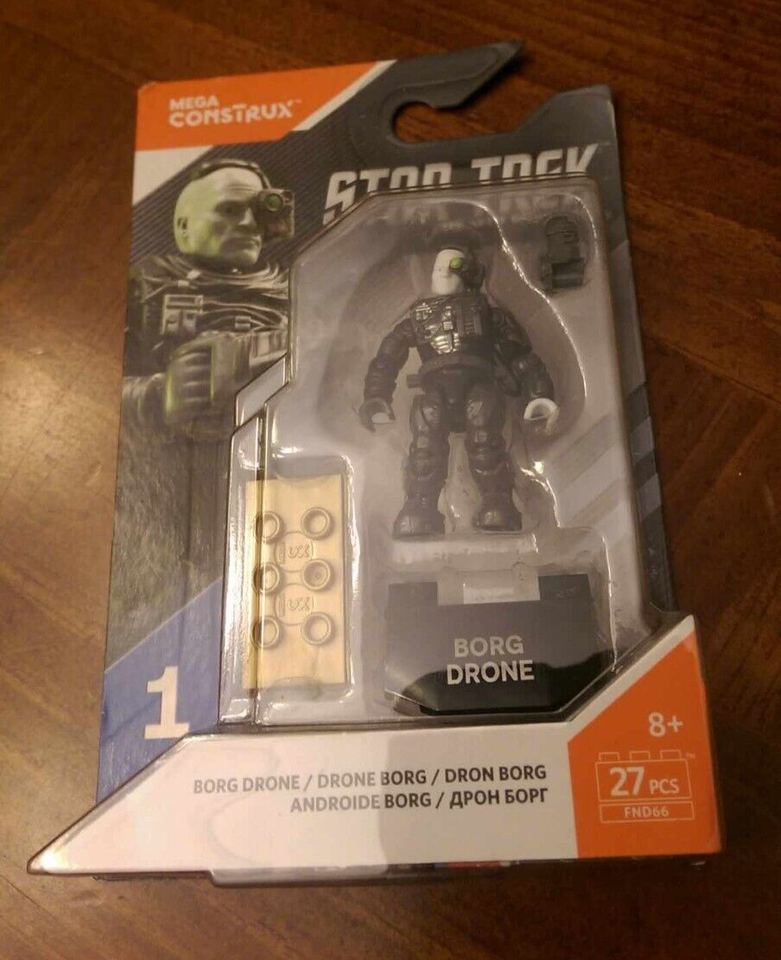 Exploding Borg Drone Mega Construx Star Trek Borg Drone FND66 Series 1 NEW TNG BLOKS NEXT ...