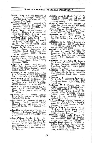 CD Edgar County Illinois IL directorio historia genealogía París pradera agricultor - Imagen 2 de 2