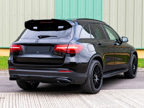 SIDE STEPS RUNNING BOARD FOR MERCEDES BENZ GLC X253 & COUPE C253 15-22 BLACK - Picture 7 of 10