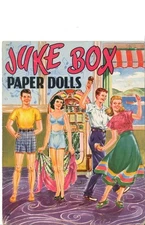 VINTGE 1948 JUKE BOX PAPER DOLLS ~NICE LASER REPRODUCTION~ORIG. SIZE & UNCUT