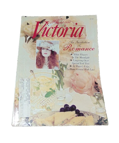 Victoria Magazine AUGUST 1990 ROMANCE