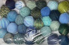 Job lot Bundle knitting yarn wool 31x Ball Fancy Multicolour Effect Oddments 38S