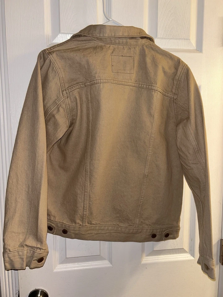 Nueva Chaqueta de Camionero Levi’s Boys XL Denim - Marrón Jean Ropa Exterior Juvenil Foto 2 de 3