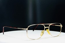 VTG BOULEVARD BOUTIQUE B4220 GLD Tortoise Aviator Eyeglasses FRAMES ONLY