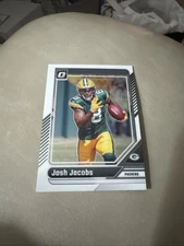 Josh Jacobs 2024 Donruss Optic #70 Holo Green Bay Packers