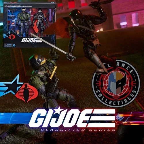 2024 Joe Classified 141 STEEL CORPS COMMANDER Vs TWILIGHT GUARD 6" Hasbro 2-Pack
