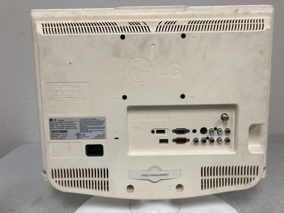 Vintage LG 19-Inch Flat Screen LED TV – HD Ready lg19g31-ua - Image 4 of 4