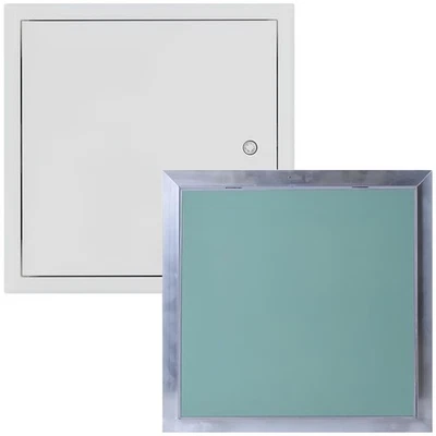 DOITBAU 10x Trockenbau Revisionsklappe Stahl Revisionstür Gips inkl.vierkant Schlüssel