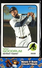 Niko Goodrum 2022 Topps Heritage #75 Detroit Tigers Baseball