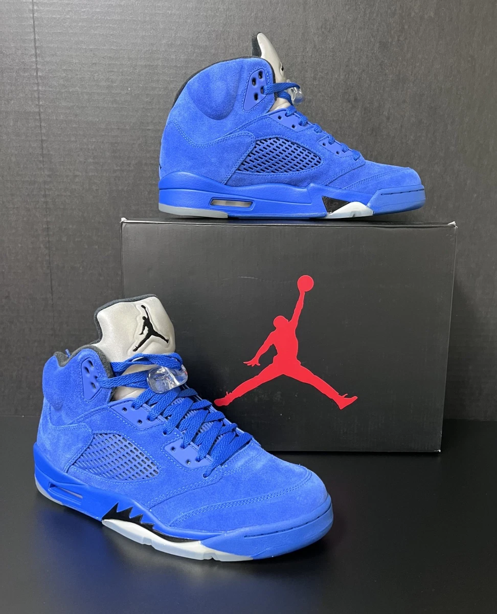Jordan 5 Retro Blue Suede | eBay