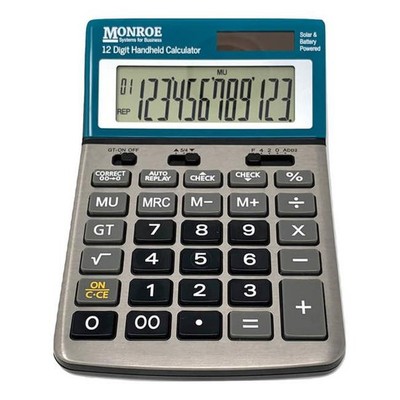MonroeSystems 12HDC Monroe 12hdc 12 Digit Handheld Calculator