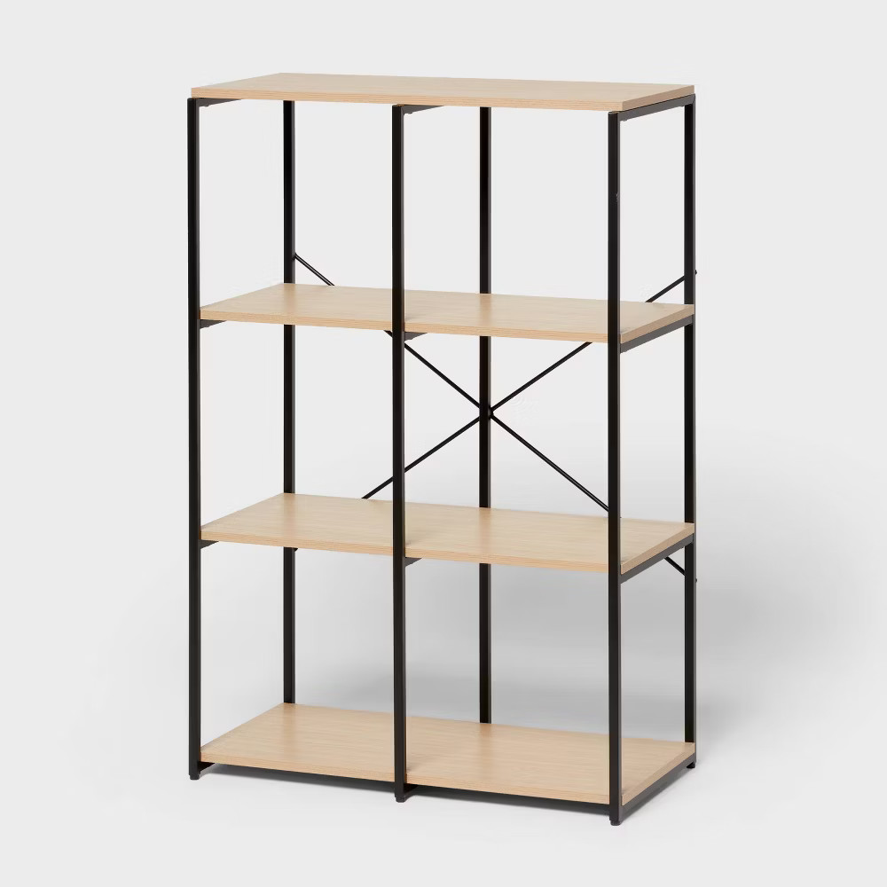 Brightroom Modern 4 Shelves Cube Organizer Storage Anti-Tipping Bins 11 7390₽