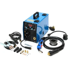 200Amp MIG Welder 4 in 1 Multi Process Welding Machine Gas MIG Gasless Flux Core
