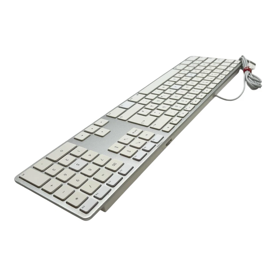 Matias USB-Tastatur Aluminium Keyboard für MAC | FK318S-DE | QWERTZ | Weiß - Bild 3 von 4