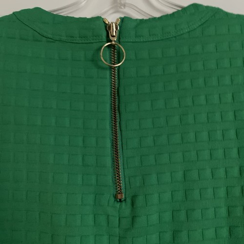 London Times Petite Green Checkered Shift Dress | Sz 8 P - Picture 5 of 5