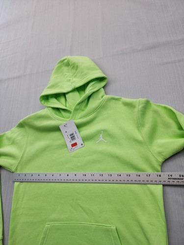 NEW Nike Air Jordan Boys YOUTH Large 12-13Yrs Hoody Hoodie Ghost Green - Picture 8 of 9