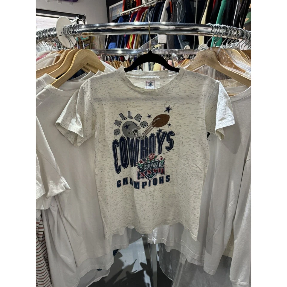 Camiseta De Colección 1992 NFL Dallas Cowboys AOP Superbowl Champions Talla Juvenil XL Foto 3 de 4