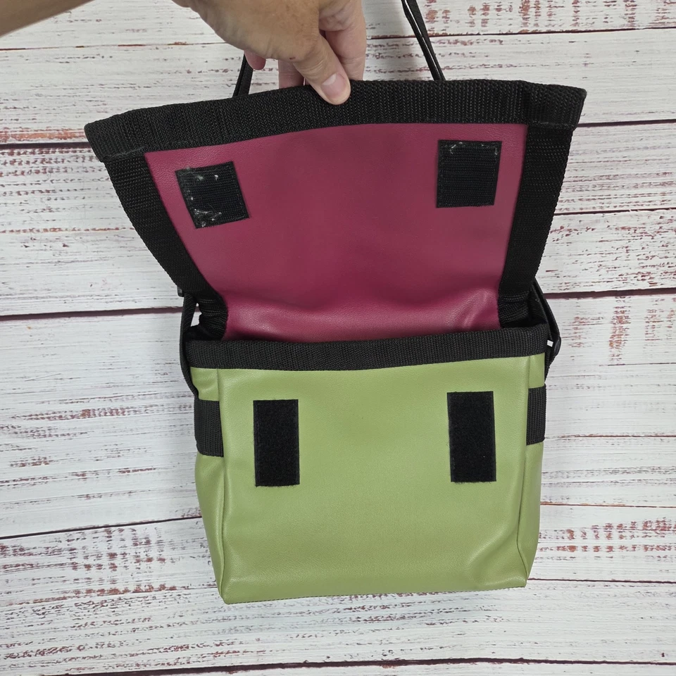 Holly Aiken Bolso Mensajero Mediano Vinilo Cartera Bolso Correa Ajustable Mujer Handba Foto 3 de 4