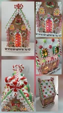 Cracker Barrel Sweets Treats Candy House Light Up Christmas Gingerbread House