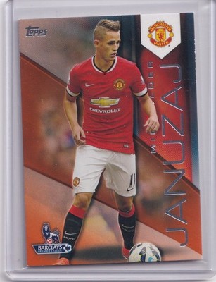 2014 Topps Premier Gold Adnan Januzaj Orange Parallel /11 Manchester United