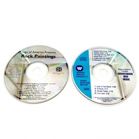 Hot Hits & Rock Paintings CD Sampler Sega CD No Manuals Tested & Works