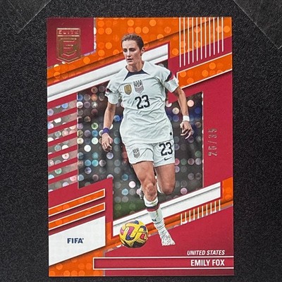Emily Fox /35 Orange Discos Panini Donruss Elite 2022-23 USA Arsenal Women