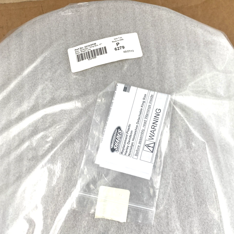 Memphis Shades MEP6279 怀旧 17 英寸国王挡风玻璃 00-17 Harley Softail — 第 3/4 张图片