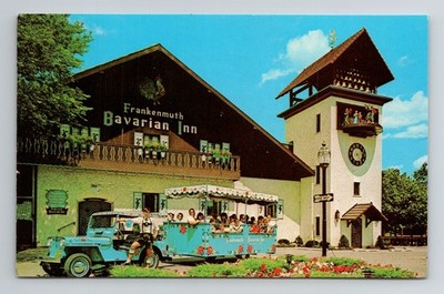 Postcard Frankenmuth Bavarian Inn - Frankenmuth Michigan - Folks-Wagon Tour