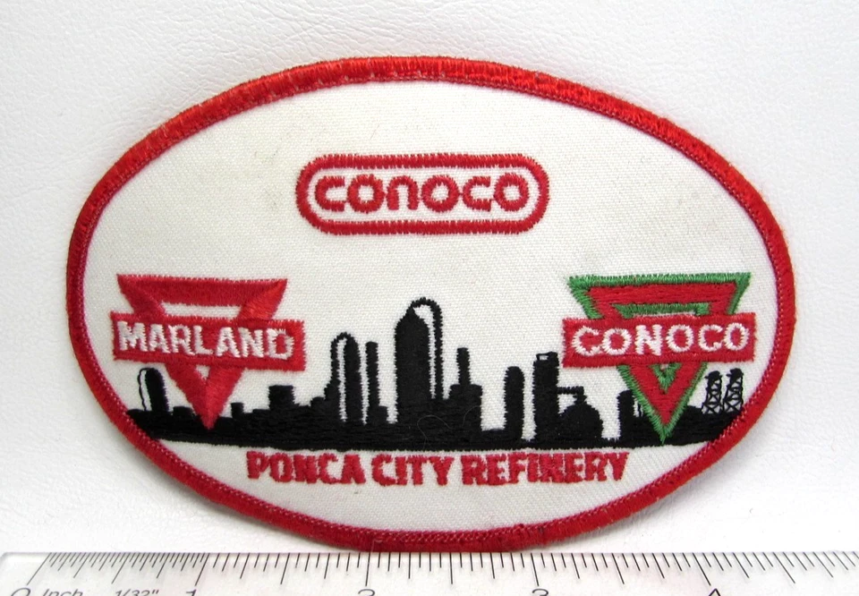 Vintage Conoco Ponca City Oklahoma Oil Gas Refinery Patch Maryland Petroleum - Image 2 of 3