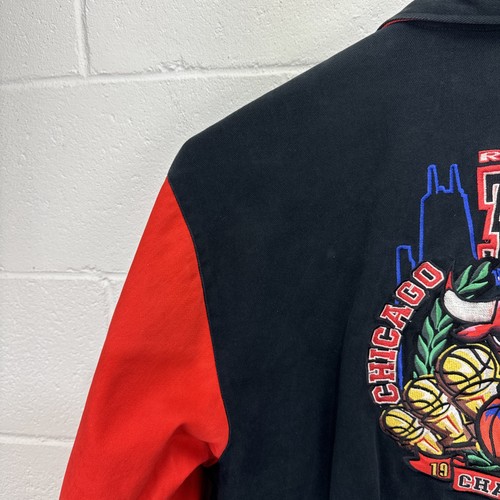 Chaqueta De Colección Chicago Bulls Jeff Hamilton 3 Turba Iceberg Slim Ice T 1998 Rara - Imagen 17 de 24