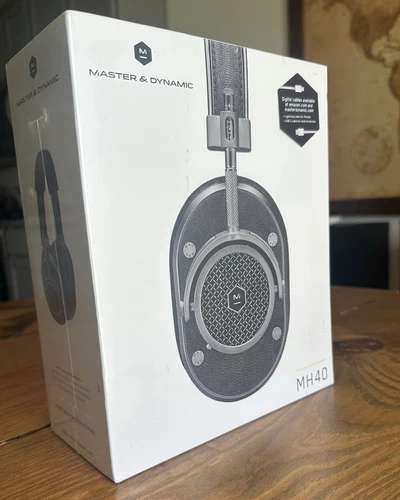 Master & Dynamic MH40 Wired Over-Ear Headphones - Gunmetal/Black