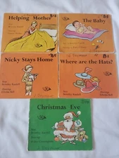 Vintage Set Lot of 5 Bowmar Primary Reading Series 1969 Books