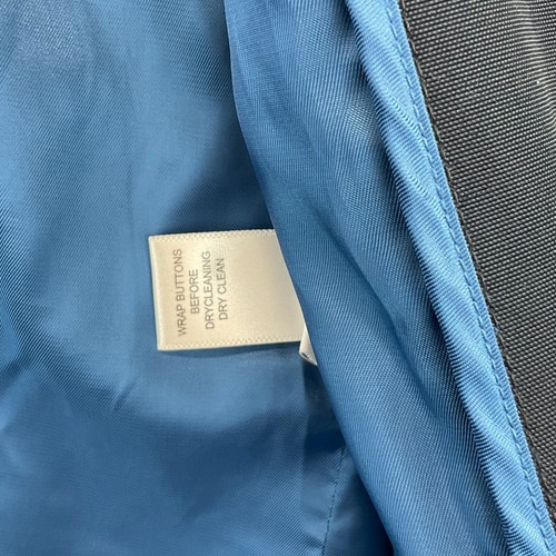 Banana Republic Peacoat Mens Large Dark Blue Nylon Blend Double Breasted Preppy - Picture 8 of 10