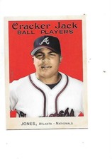 Andruw Jones 2004 Topps Cracker Jack Baseball Card #6 Atlanta Braves