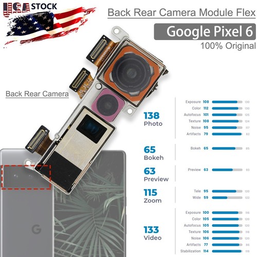 Original Back Rear Camera Module Flex Replacement Part For Google Pixel 6 Pro