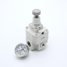 SMC IR2010-02 Precision Air Regulator, Pressure Relief Valve, Riser Knob, Max. New