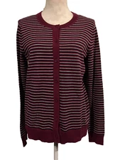 Eddie Bauer Button Down Sweater, Medium, Stretch, Soft Tag $49.99, NWT