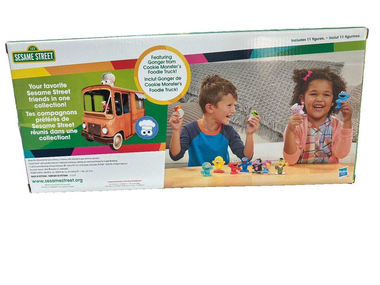 Sesame Street Deluxe Figure Set Playskool Gonger Rosita Abby Elmo 11 Piece New