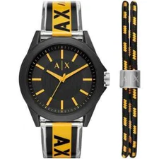 Armani Exchange Men's Drexler Quartz Black Dial Watch - AX7114 NEW